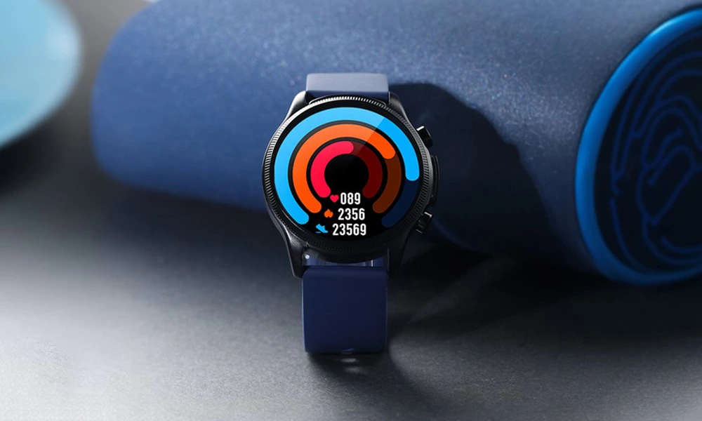 Aptofit Smart Watch showing heart rate and sleep tracking on the wrist